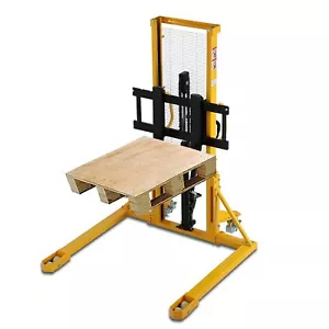 APOLLOLIFT 2200lbs 63" Lift Hydraulic Manual Hand Pallet Walkie Straddle Stacker - Picture 1 of 9