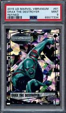 2015 UD Marvel Vibranium Refined /99 #61 Drax The Destroyer PSA 9 🔥RARE🔥