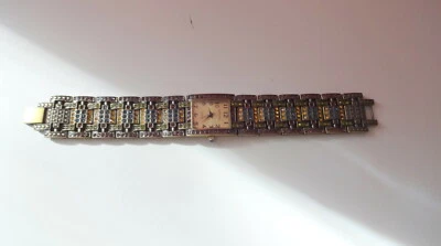 Precioso Reloj Pulsera Cristal Heidi Daus Colores Bohemio Art Deco Damas Foto 1 de 4