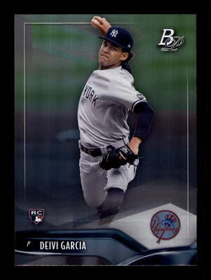 2021 Bowman Platinum #63 Deivi Garcia RC New York Yankees - Image 1 of 2