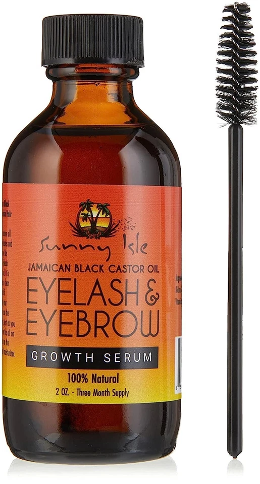 Sunny Isle Jamaican Black Castor Oil Eyebrow & Eyelash Growth Serum - 2 oz - Image 1 of 4