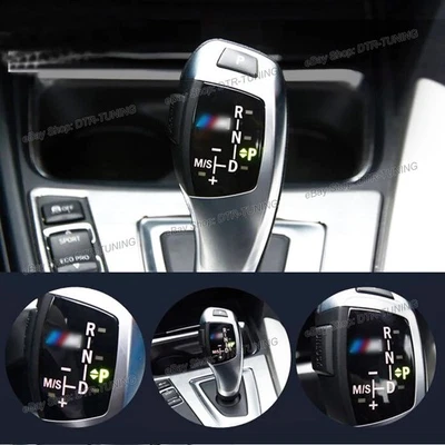 Gear Selector Shifter Knob M Style Trim Cover For 2014-2018 BMW X5 F15 X6 F16 - Imagem 1 de 4