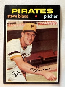 1971 Topps #143 - PITTSBURGH PIRATES avviamento RHP STEVE BLASS 71095 - Foto 1 di 2