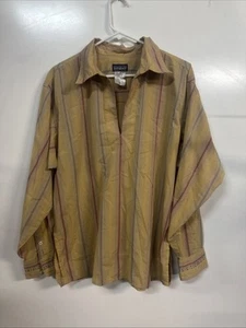 Vintage Patagonia King Snake Rhythm Shirt MENS MEDIUM M Multicolor RARE Stripe - Picture 1 of 7