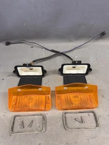 1970 Chevy Impala Belair Caprice Turn Signal Lamps Bumper Park Parking Lights OE - Picture 1 of 23