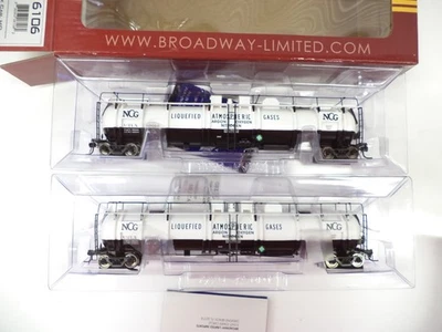 Broadway Limited Ho 6106, Cryogenic Tank 2 car set, NCG - Image 1 of 2