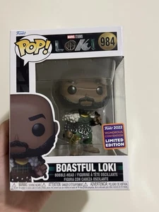 Funko POP! Marvel #984 "Boastful Loki" 2022 Wondrous Convention LIMITED EDITION - Picture 1 of 5