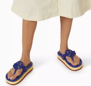 Tory Burch Miller Cloud Puff Sandalen blau Größe 7,5 - Bild 1 von 5
