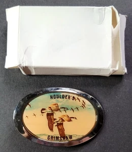 Vintage 1970s Houlder's Supply Grimshaw Alberta Belt Buckle - Bild 1 von 3