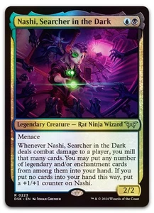Nashi, Searcher in the Dark #223 (Foil) (NM) Duskmourn DSK Magic MTG - Picture 1 of 2