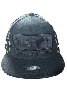 Vintage MLG Major League Gaming Hat Finall Boss Instinct Carbon Str8 Rippin Rare - Picture 1 of 9