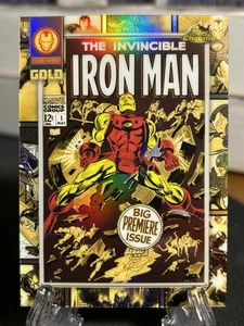 2025 Topps Chrome Marvel Iron Man Gold Card IM-3 - Bild 1 von 3