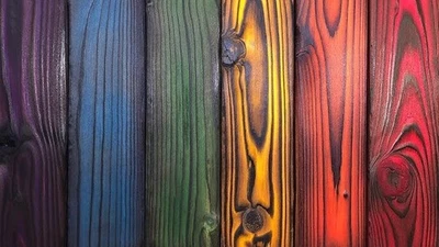 Polvere colorante vibrante per legno viola, rosso, blu, verde polvere... - Immagine 1 di 4