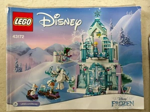 LEGO Disney Frozen #43172 Elsa's Ice Place. Near Complete With Manual - Picture 1 of 10
