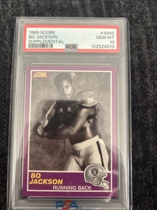 1989 Score Supplemental Bo Jackson #384S PSA 10 Gem Mint - Bild 1 von 2