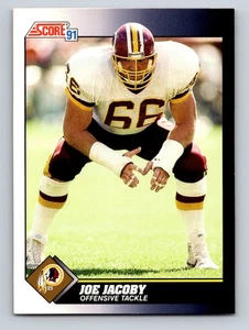 1991 Score - Joe Jacoby #532 - Picture 1 of 2