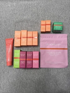 Lot of 13 Peach & Lily Assorted Cleansers, Cream, Serums & Body SkinCare Set New - Imagen 1 de 6