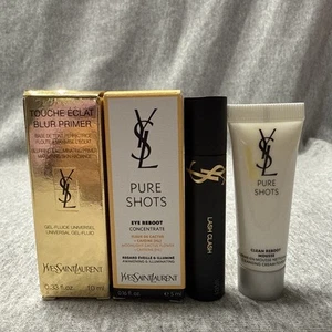 Set 4 Yves Saint Laurent Primer, Eye Reboot, Lash Clash Mascara, Reboot Mousse - Imagen 1 de 7