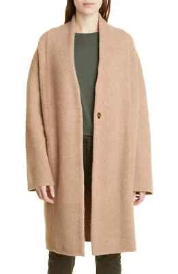 NWT Vince Woolly Drapey Coat Cardigan Coat, Camel, Large, MSRP $545 - Image 1 of 4