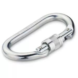 Traega CAB1 Scaffold Hook Screwgate Carabiner Gate Opening 16mm - Picture 1 of 3