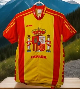 España España Ciclismo Bicicleta Camisa Jersey Adulto Talla Mediana Ligeramente Usada Usada en Excelente Condición - Imagen 1 de 5