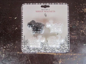 Brand New Set of 4 Plastic Sheep Magnets For Sale!!! - Picture 1 of 3