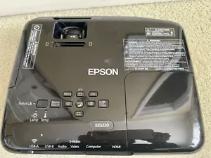 Epson EX5220 Wireless XGA 3LCD Projector 3000 Lumens HDMI *LOW 107 HOURS!* - Picture 1 of 9