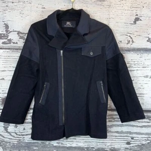Burberry Navy Wool Jacket - Boys Size 10 - Picture 1 of 9