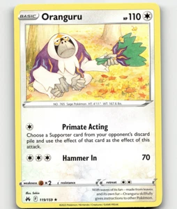Pokemon Oranguru 119/159 Crown Zenith Rare - Picture 1 of 1