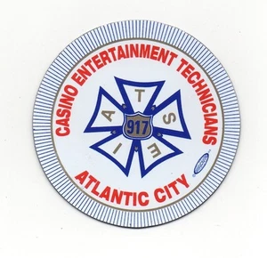 Refrigerador/imán de parachoques IATSE Local 917 Atlantic City Stagehands - Imagen 1 de 1