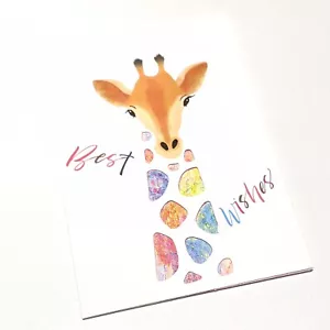 Handmade Birthday Birthday Card All Occasion Greeting Card For Her Mum Giraffe - Picture 1 of 5