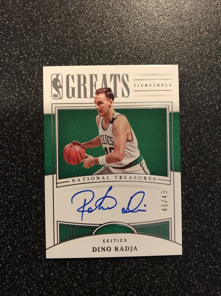 DINO RADJA 2022-23 TESOROS NACIONALES NBA GRANDES AUTÓGRAFO AUTOMÁTICO 46/49 Foto 1 de 3