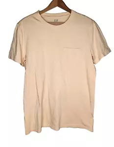 GAP Organic Cotton Standard Pocket Tee in Pale Orange Size S New With Tags - Picture 1 of 8