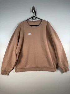 Nuuds Unisex Girocollo Classico Pullover Felpa Pile Marrone Tg XL 27,5x27 - Foto 1 di 12