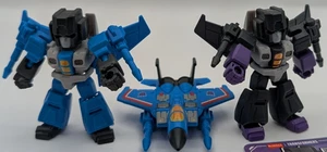 COMBO Blokees Transformers Defender Vsn 1 Thundercracker /Veh Mode Vsn 3 Skywarp - Picture 1 of 7