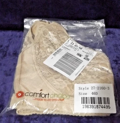 Sujetador Comfort Choice - 46D - Beige - Encaje Foto 1 de 4