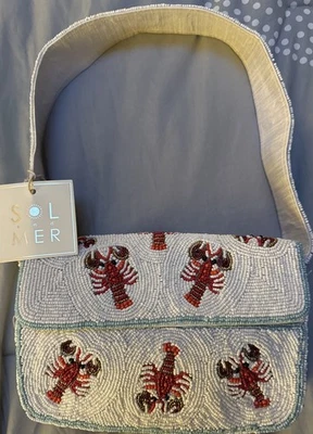 Viral Lobster Beaded Purse Bag Sol And Mer Brand New - Image 1 of 4