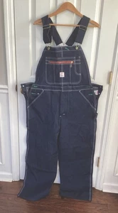 Pointer Brand Overalls NWT Men's 38x29 Denim Bibs USA LC King DeadStock USA - Picture 1 of 6