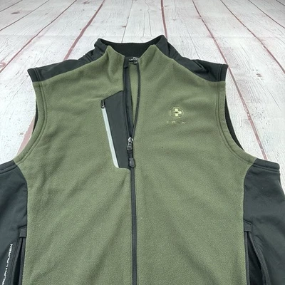 Chaleco Ralph Lauren RLX 67 OD Verde Polar Cremallera Talla XL Foto 1 de 4