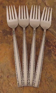 Oneida Via Roma Set of 4 Dinner Forks Community Stainless Flatware Lot B - Picture 1 of 4