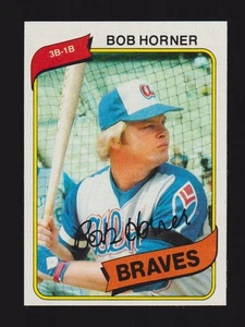 1980 TOPPS #108 Bob Horner ATLANTA BRAVES NM+ A - Picture 1 of 2