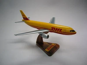 A-300 DHL Airbus A300 Freight A300 Airplane Desk Wood Model Big New - Picture 1 of 1