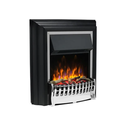 Dimplex Kingsley Deluxe Optiflame POLISHED CHROME Freestanding Fire HEATER 2KW - Image 1 of 3