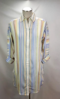 Vestido de natação feminino Prana Scheena tamanho XS túnica camisa multicolorida - Imagem 1 de 4