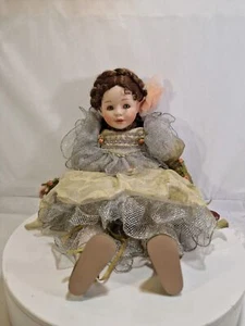 Mundia Porcelain 20 Inch Doll by Christine et Cecile Circa 1997 - Picture 1 of 11
