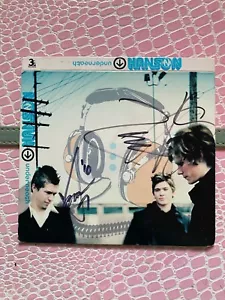 Hanson " SOTTO " AUTOGRAFO FIRMATO Zac Taylor Isaac 2 CD & DVD - Foto 1 di 5