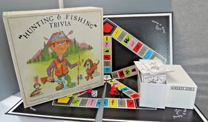 Mountain Man Enterprises Hunting & Fishing Board Game 1985 Foxing to Box Complet - Picture 1 of 18