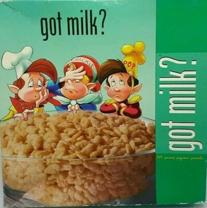 VTG.2000 Ceaco GOT MILK? 550 Piece Jigsaw Puzzle Pop Rice Krispies 24" x 18" - Picture 1 of 6