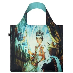 LOQI Large Shopping Tote Bag of Queen Elizabeth II by Cecil Beaton Recycled Art - Picture 1 of 9