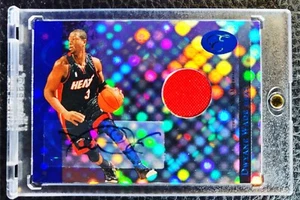 DWYANE WADE 2006-07 BOWMAN ELEVATION POWER BROKERS AUTO RELIC SSP /19 HEAT MINT - Picture 1 of 3